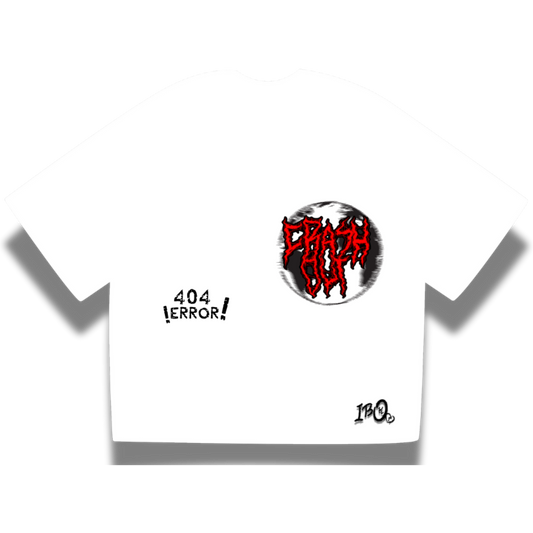 Crash Out World 404 Crop T-shirt