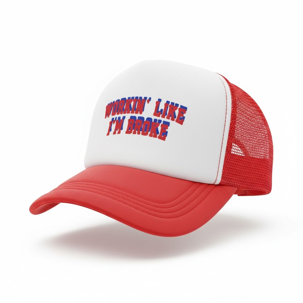 WORKIN’ LIKE I’M BROKE Trucker Cap