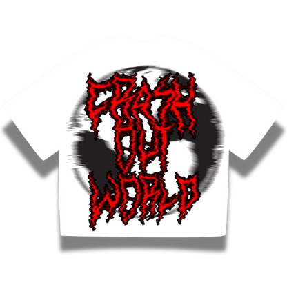 Crash Out World 404 Crop T-shirt